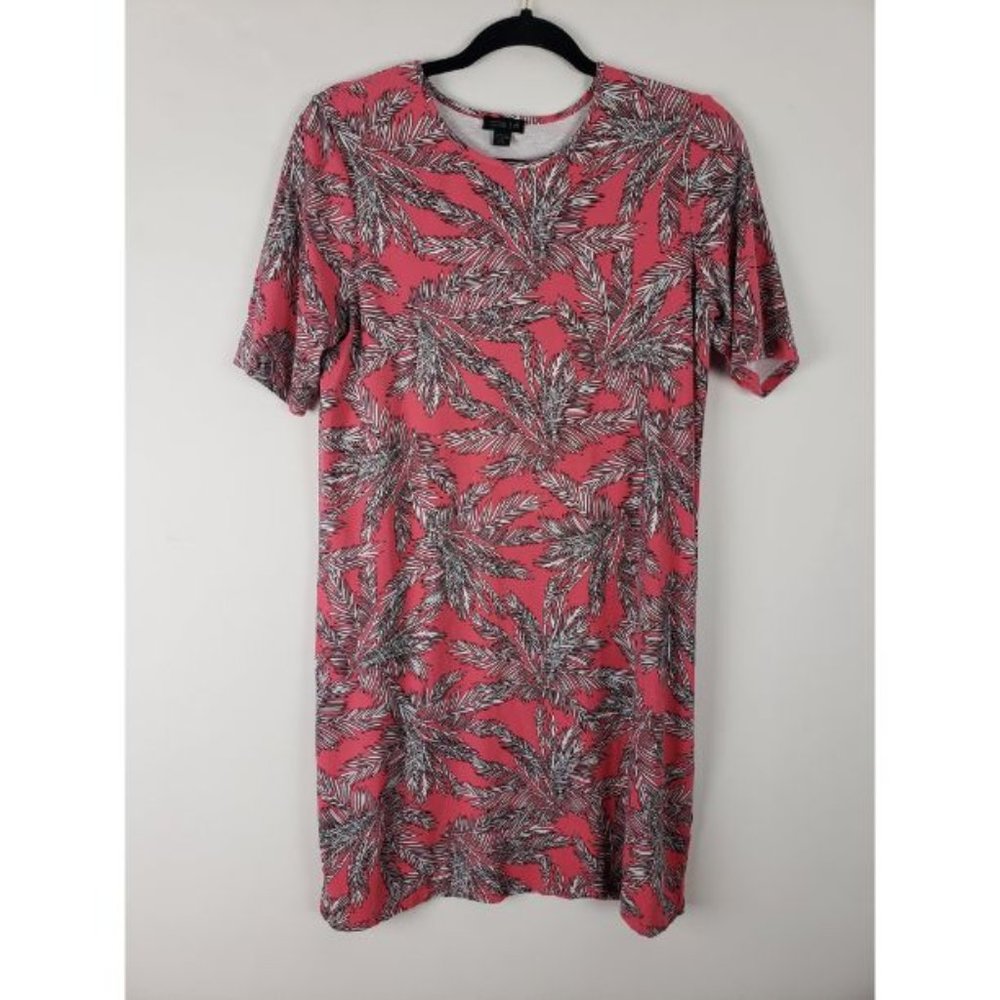 J. Jill Palm Leaf T-Shirt Dress